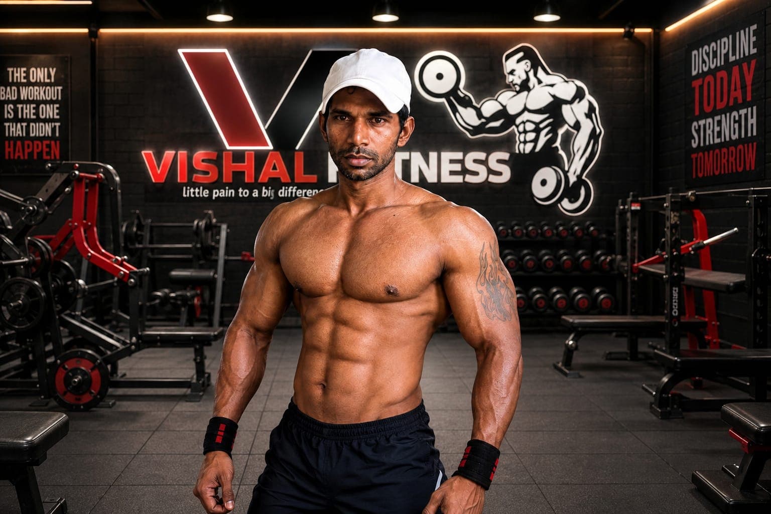 Vishal Fitness owner, guests, and gym showcase 9